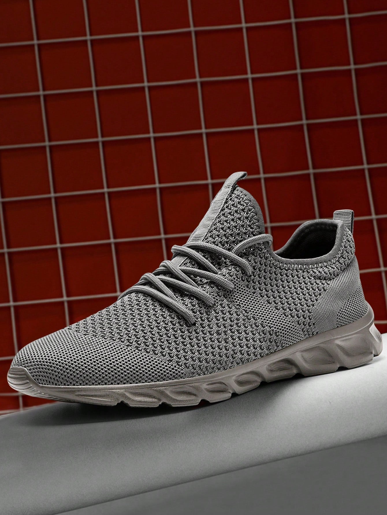 Tênis Corrida Leve Respirável Com Solado Flexível Antiderrapante