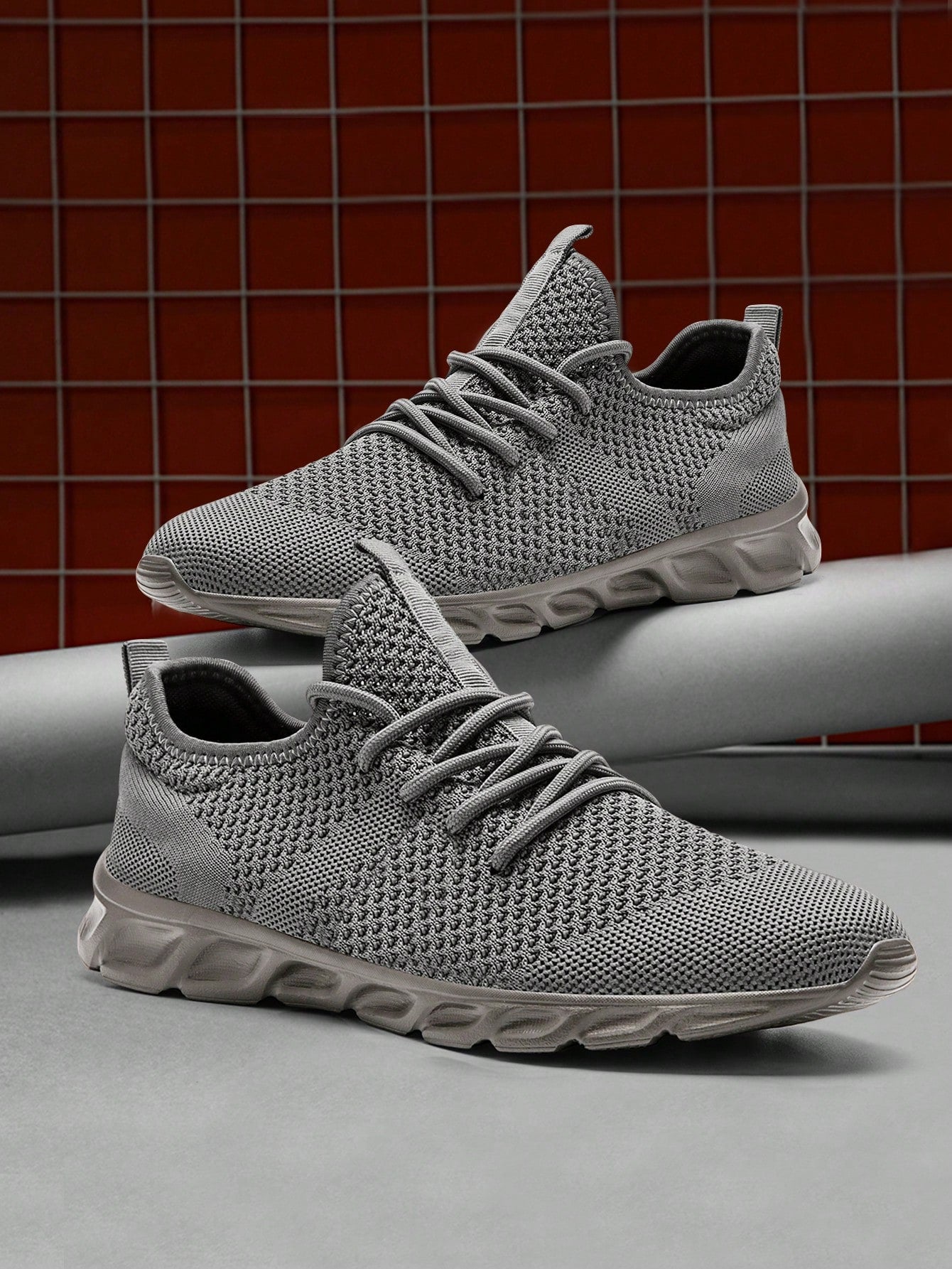 Tênis Corrida Leve Respirável Com Solado Flexível Antiderrapante