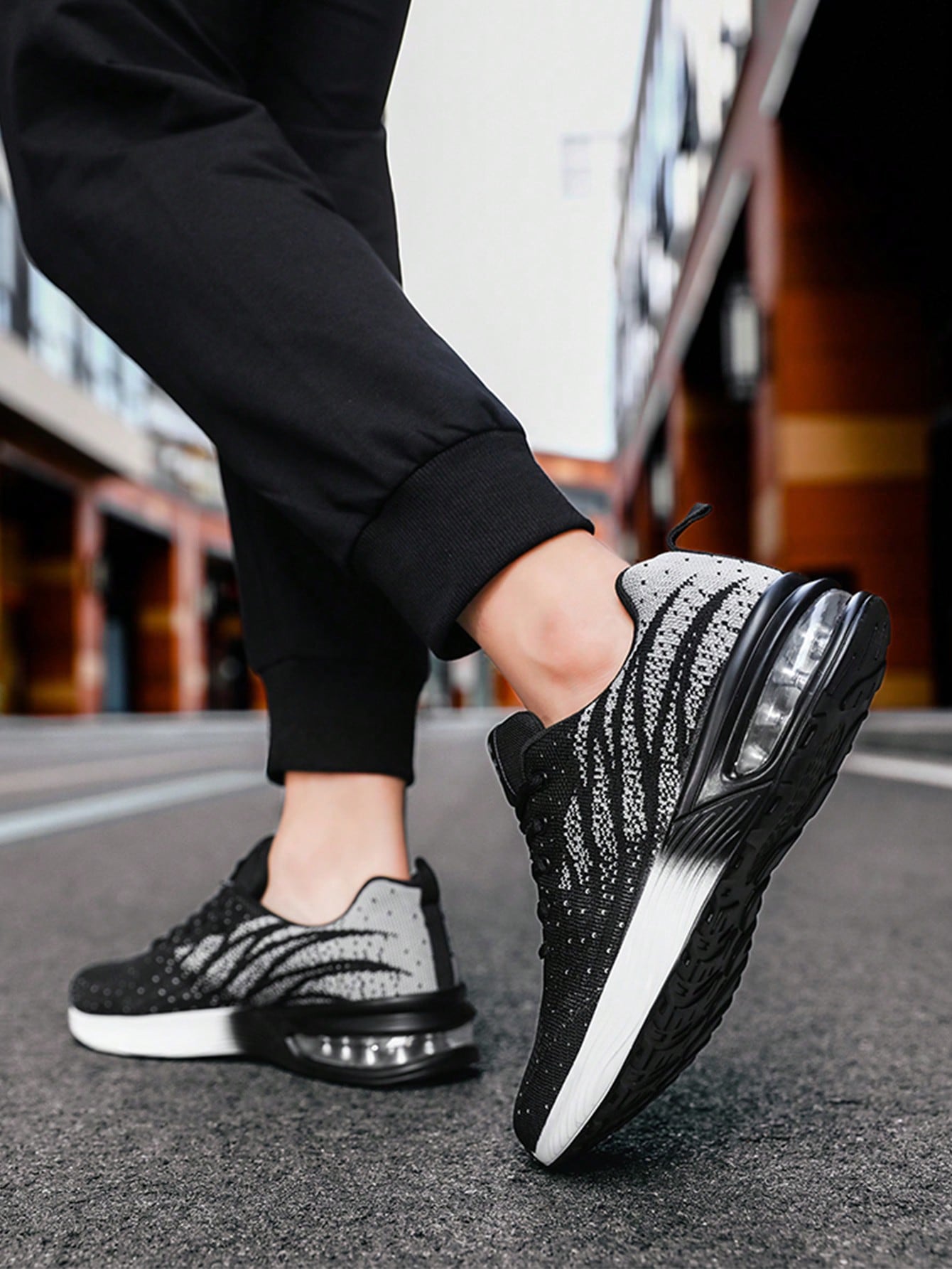 Tênis Corrida Leve Com Solado Air Cushion Antiderrapante