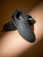 Tênis Casual Knit Com Detalhe Em Couro E Solado Baixo