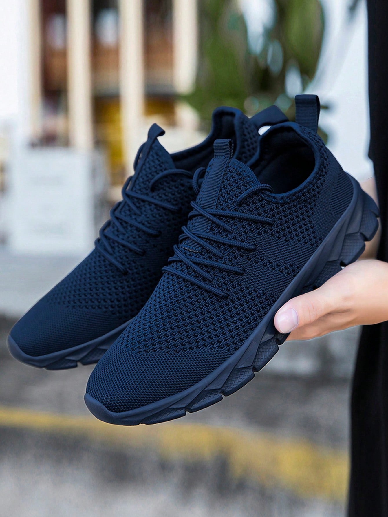 Tênis Corrida Leve Respirável Com Solado Flexível