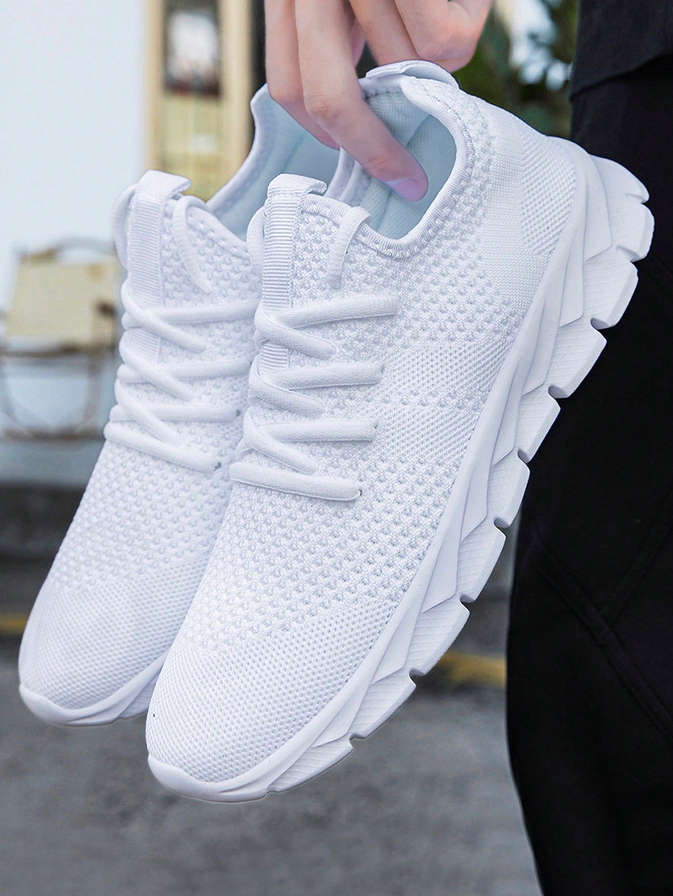 Tênis Corrida Leve Respirável Com Solado Flexível