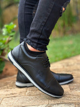 Tênis Casual Couro Com Solado Baixo Confortável