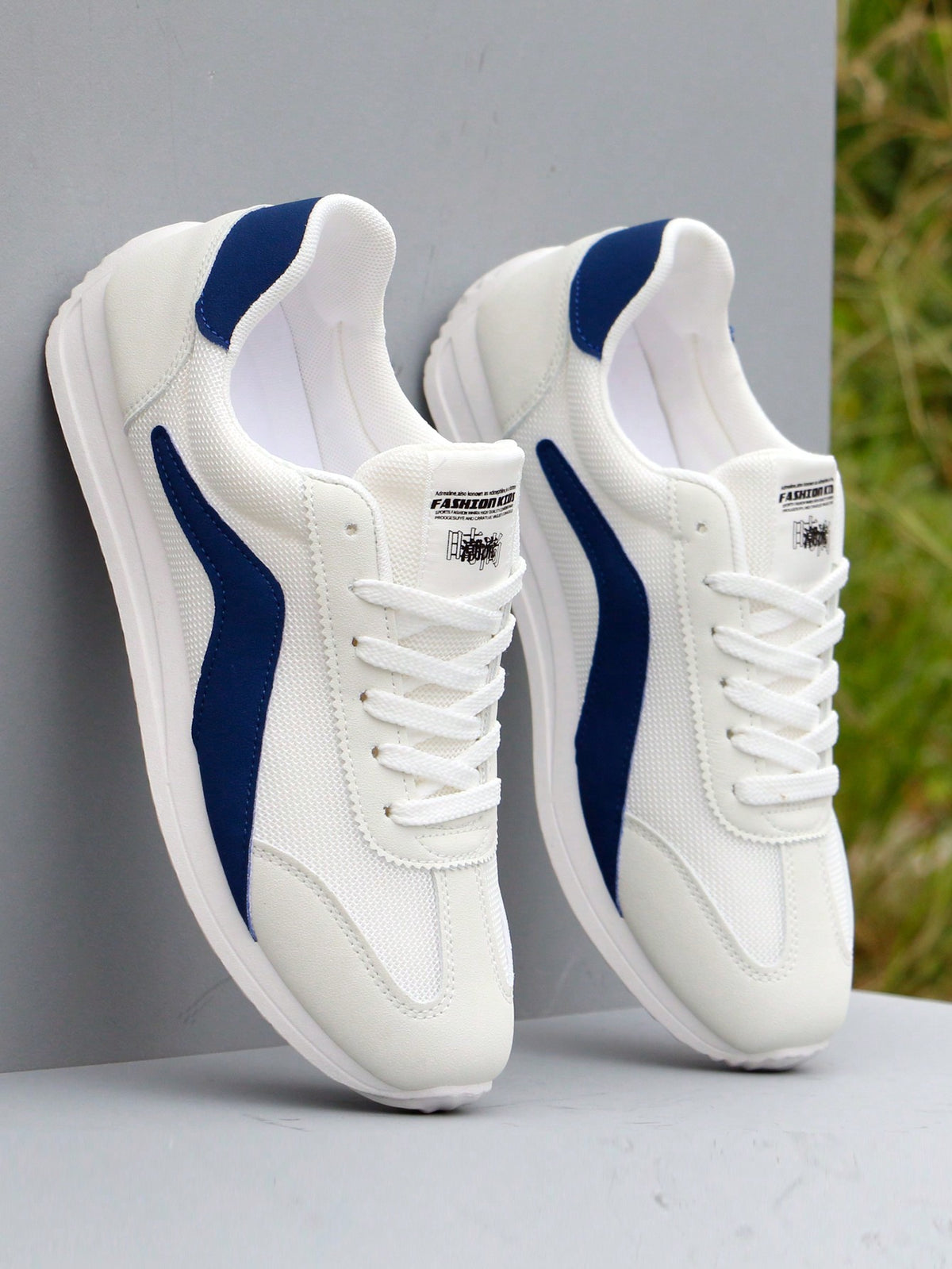 Tênis Casual Cano Baixo Respirável Recortes Alongados