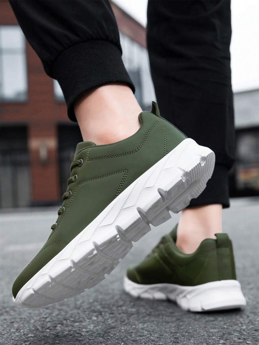 Tênis Corrida Confortável Respirável Com Solado Flexível