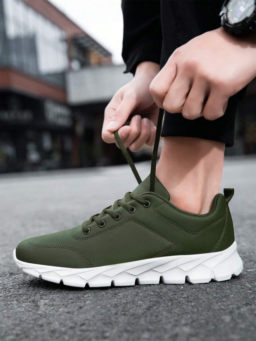 Tênis Corrida Confortável Respirável Com Solado Flexível