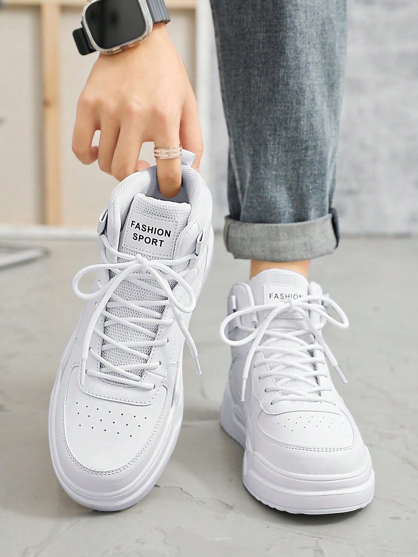Tênis Street Estilo Urbano Recortes Modernos