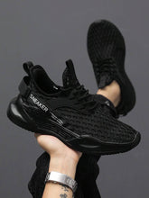 Tênis Corrida Leve Em Mesh Respirável Com Design Moderno