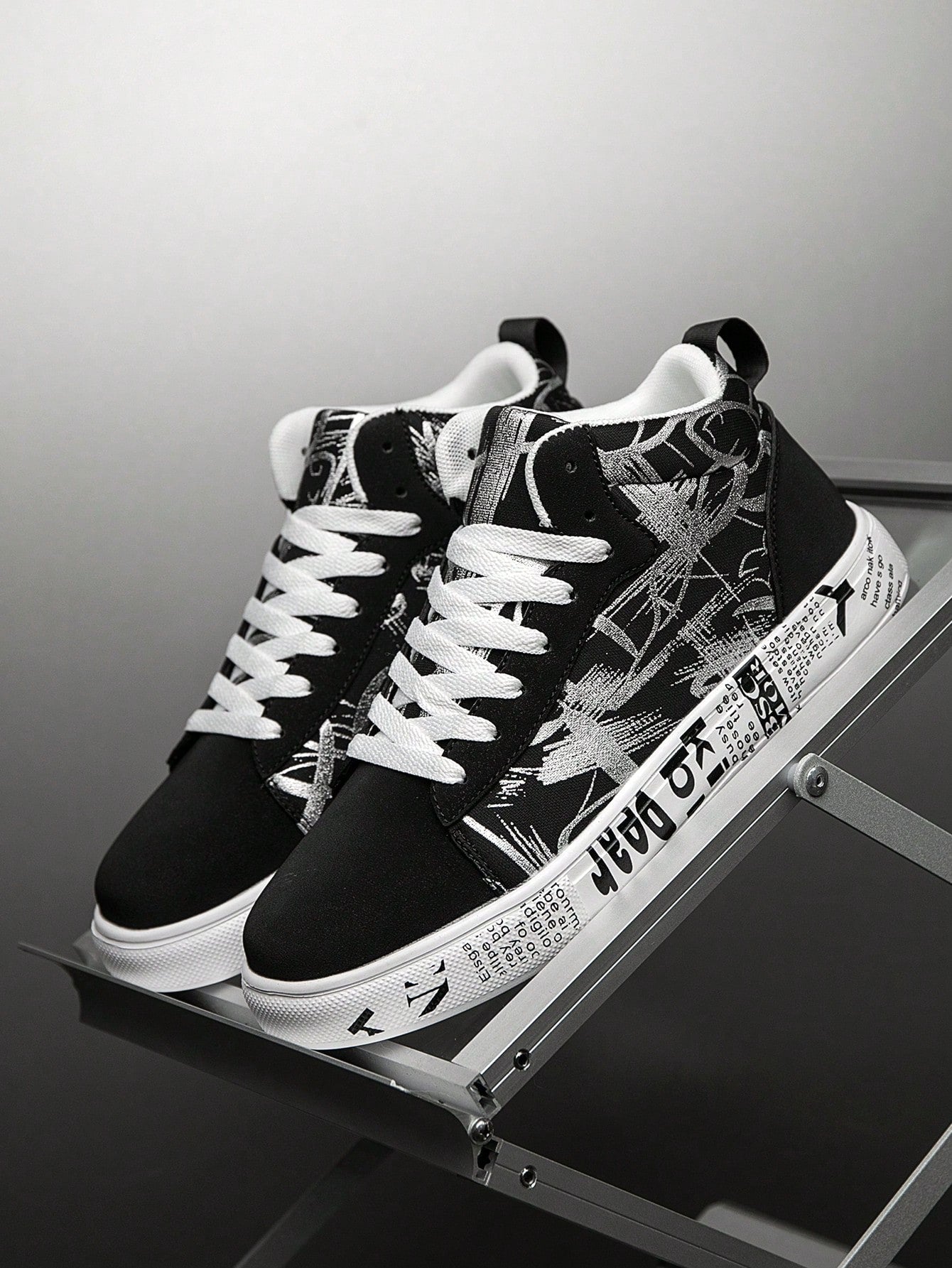 Tênis Street Grafite Estampado Estilo Descolado Urbano