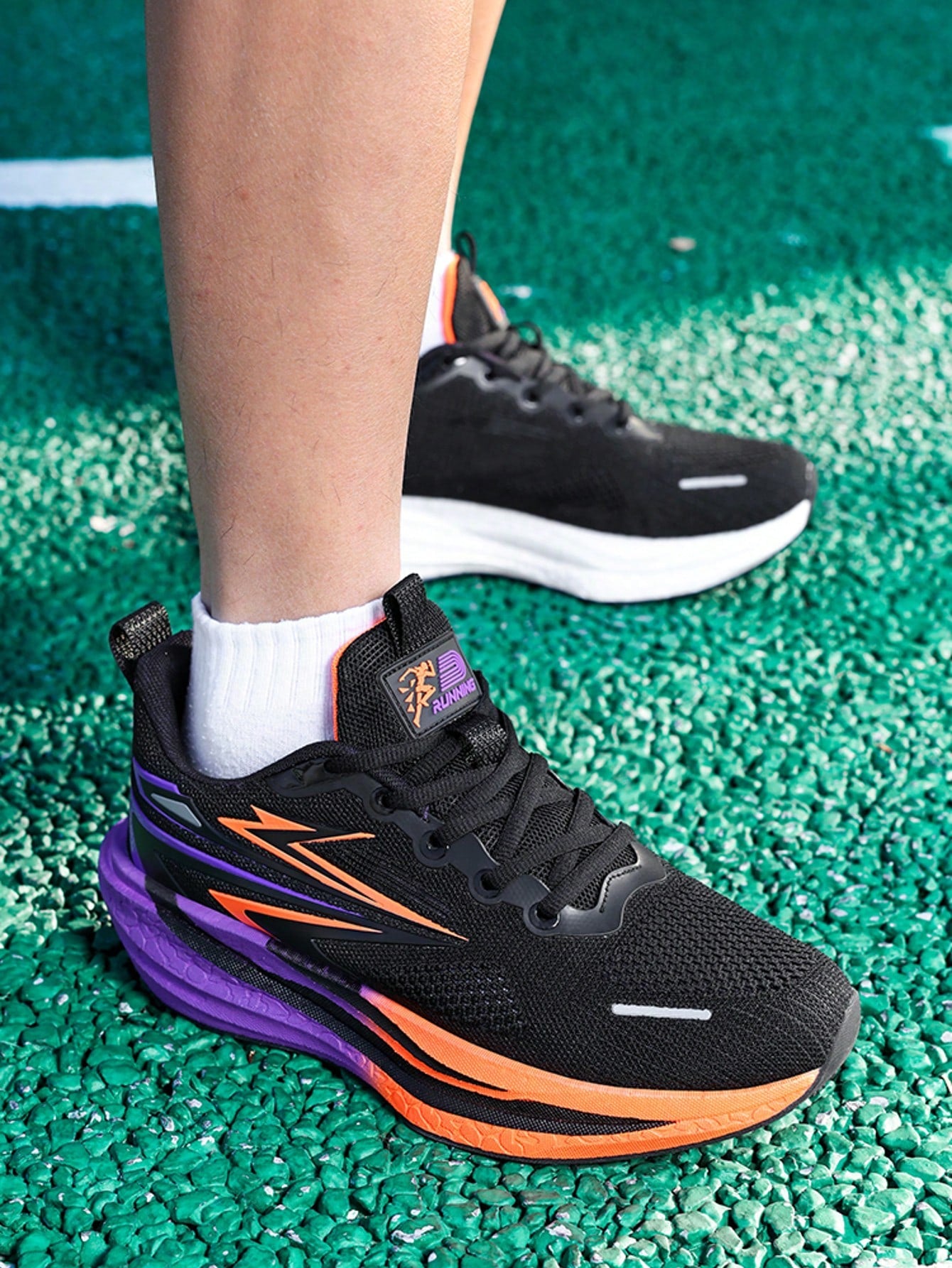 Tênis Corrida Estrutura Knit Leve Respirável