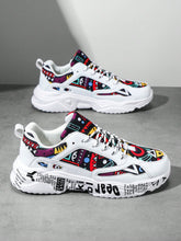 Tênis Corrida Estampado Solado Grosso Resistente