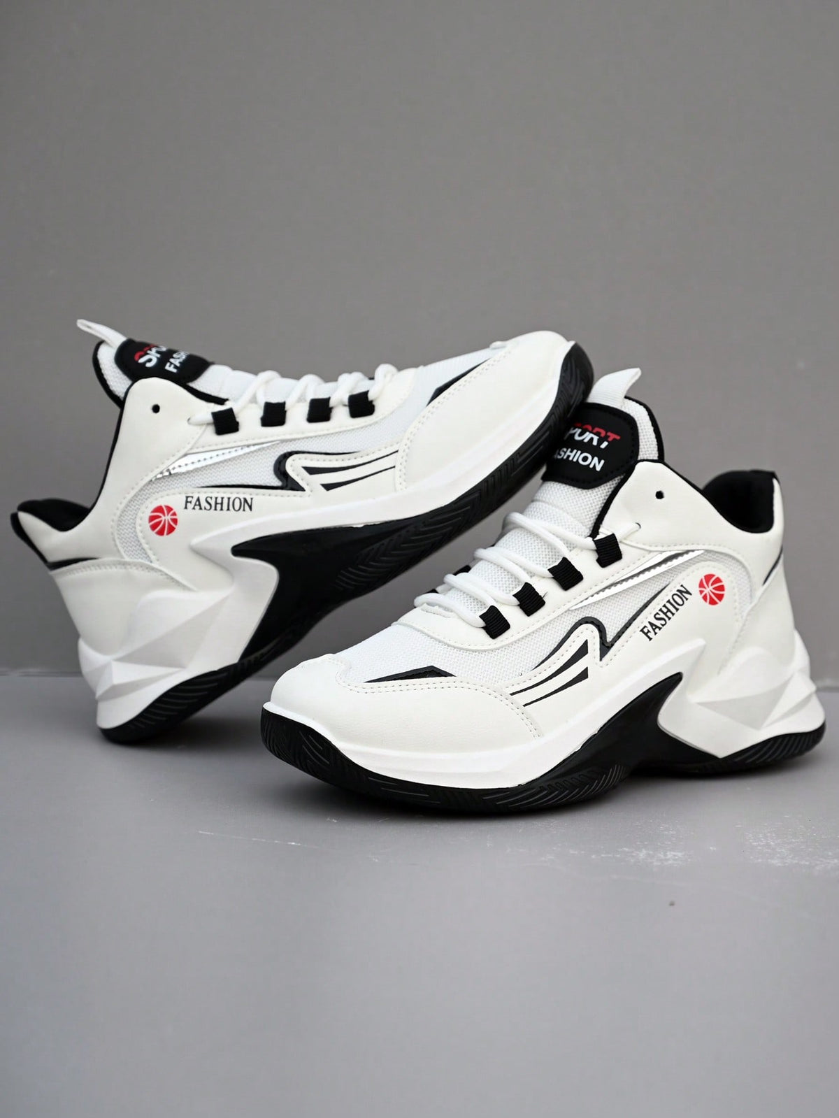 Tênis Casual Design Esportivo Recortes Modernos