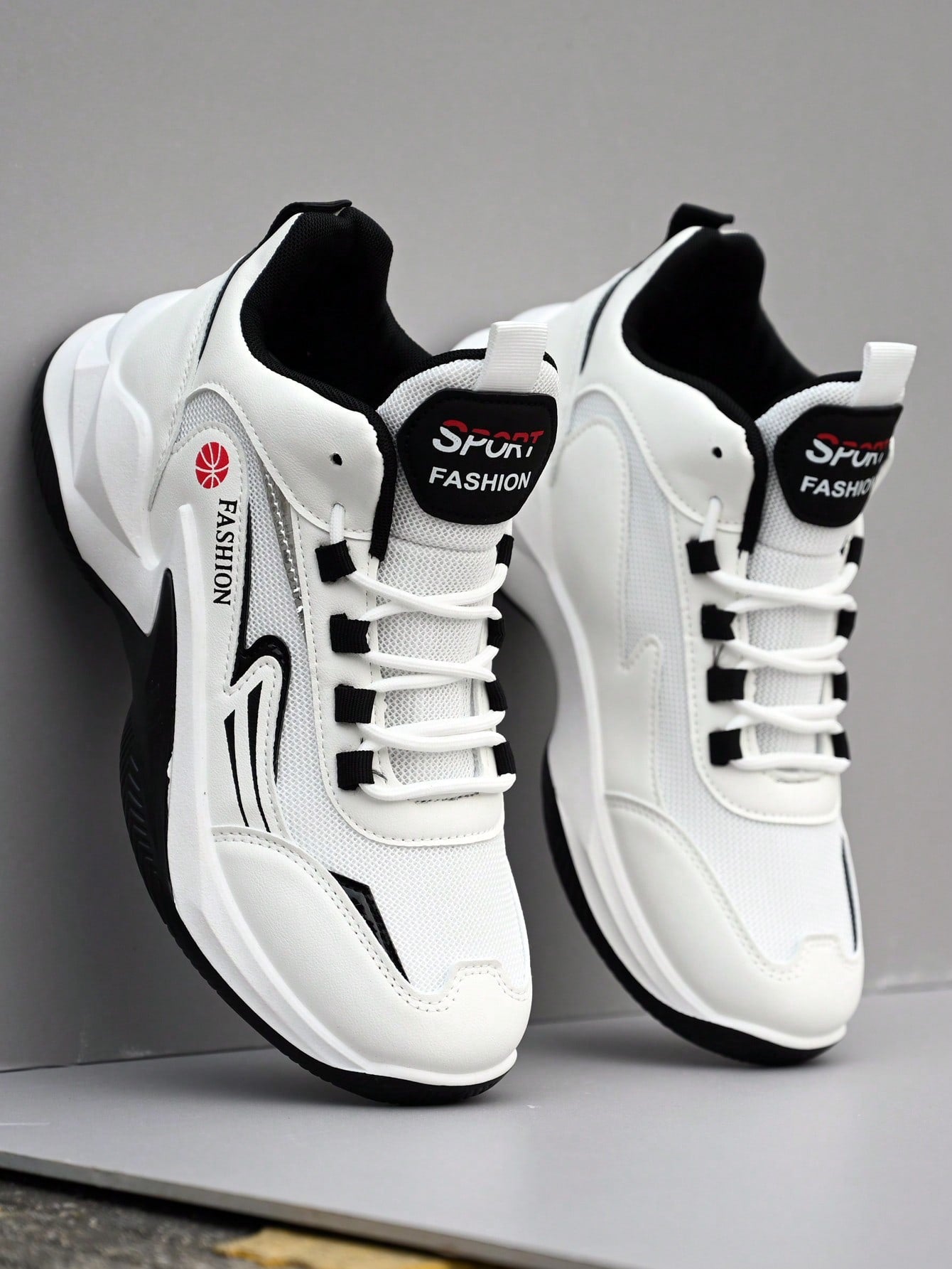 Tênis Casual Design Esportivo Recortes Modernos