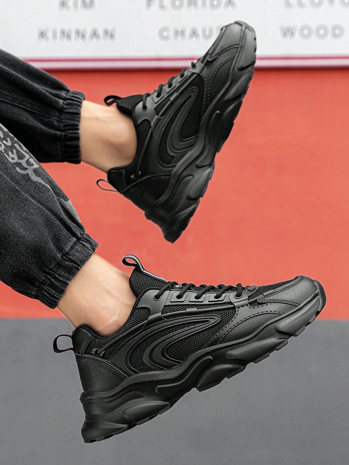 Tênis Corrida Solado Grosso Amortecimento Confortável