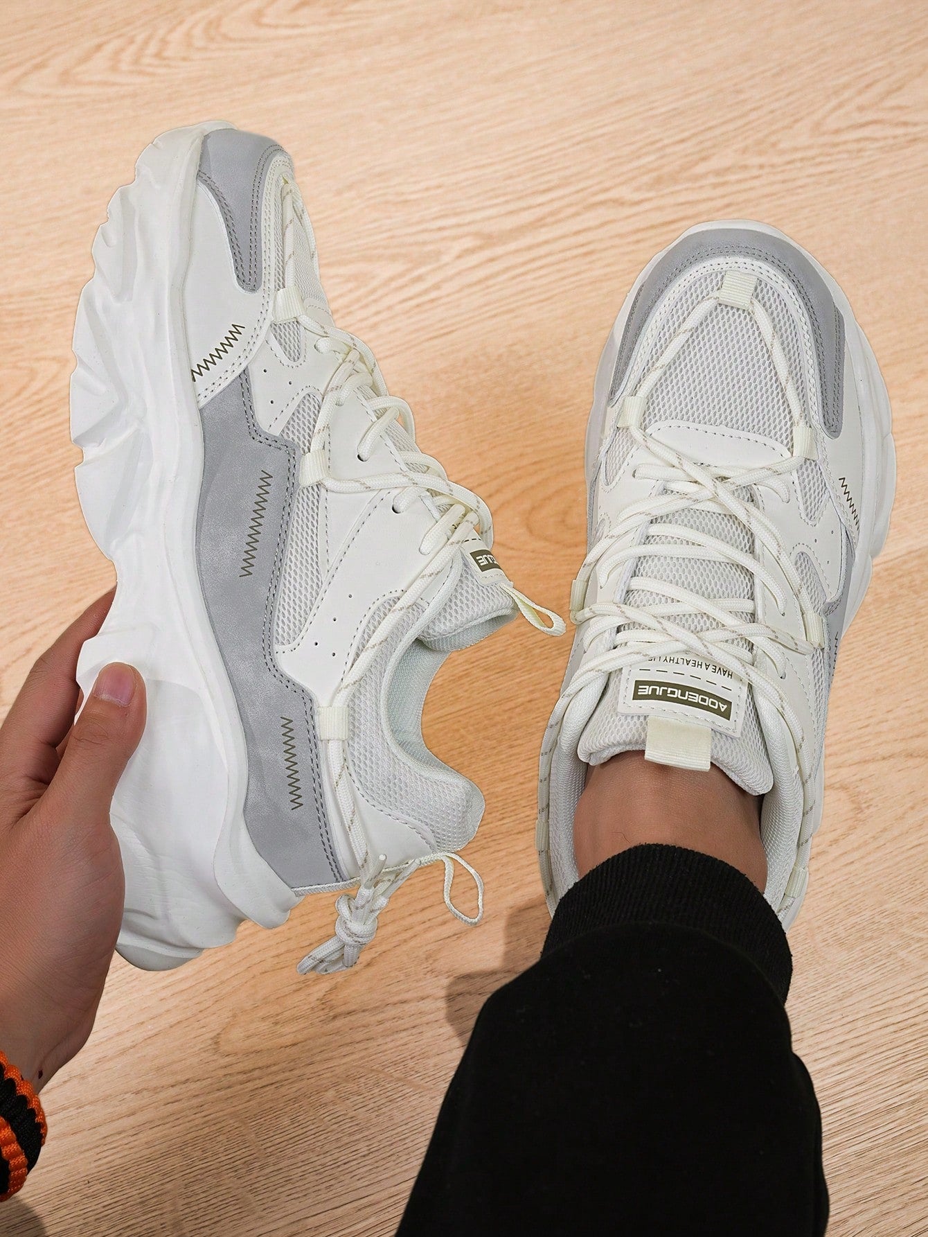 Tênis Chunky Cano Baixo Solado Tratorado