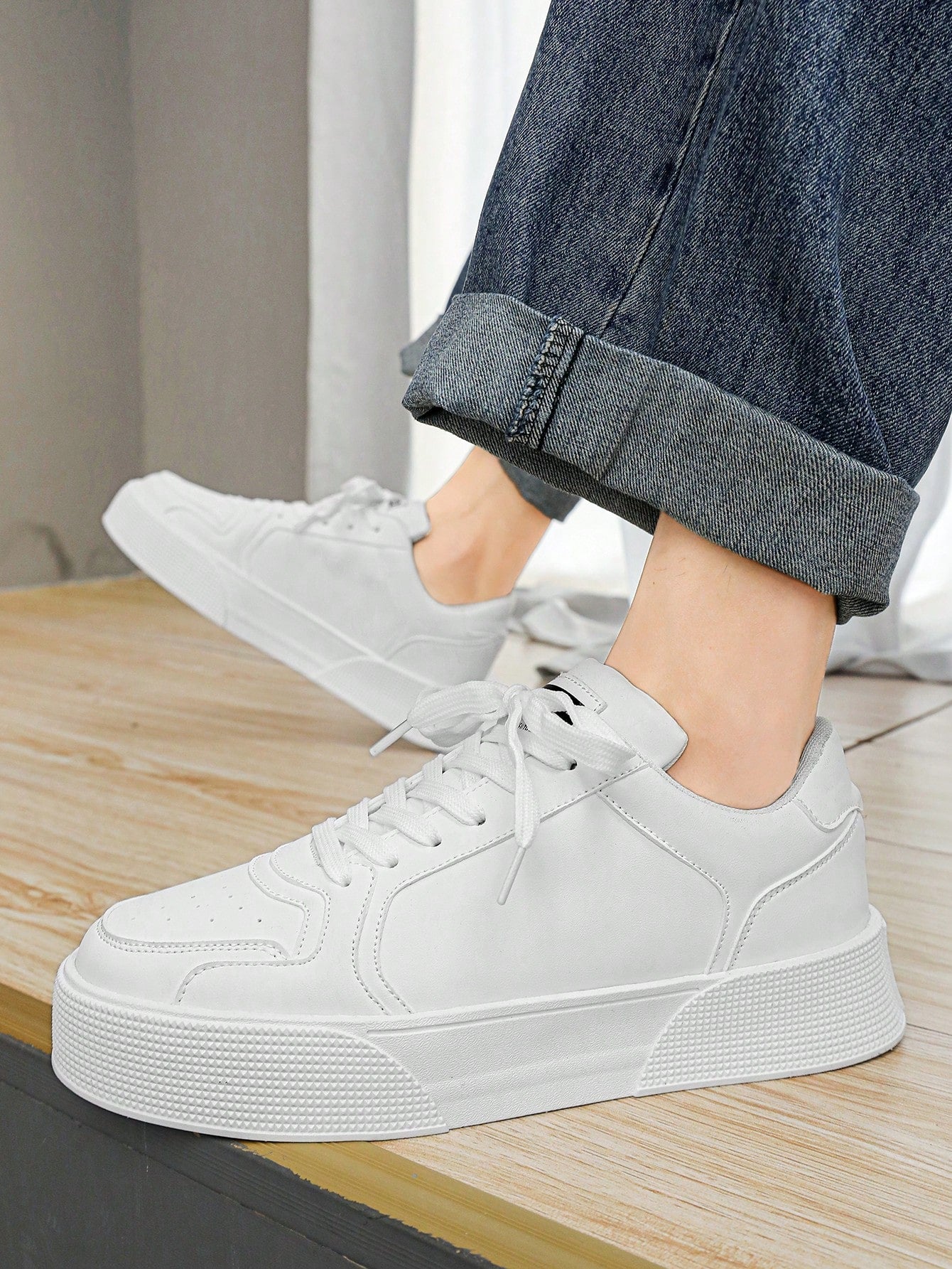 Tênis Street Casual Cano Baixo Solado Plataforma