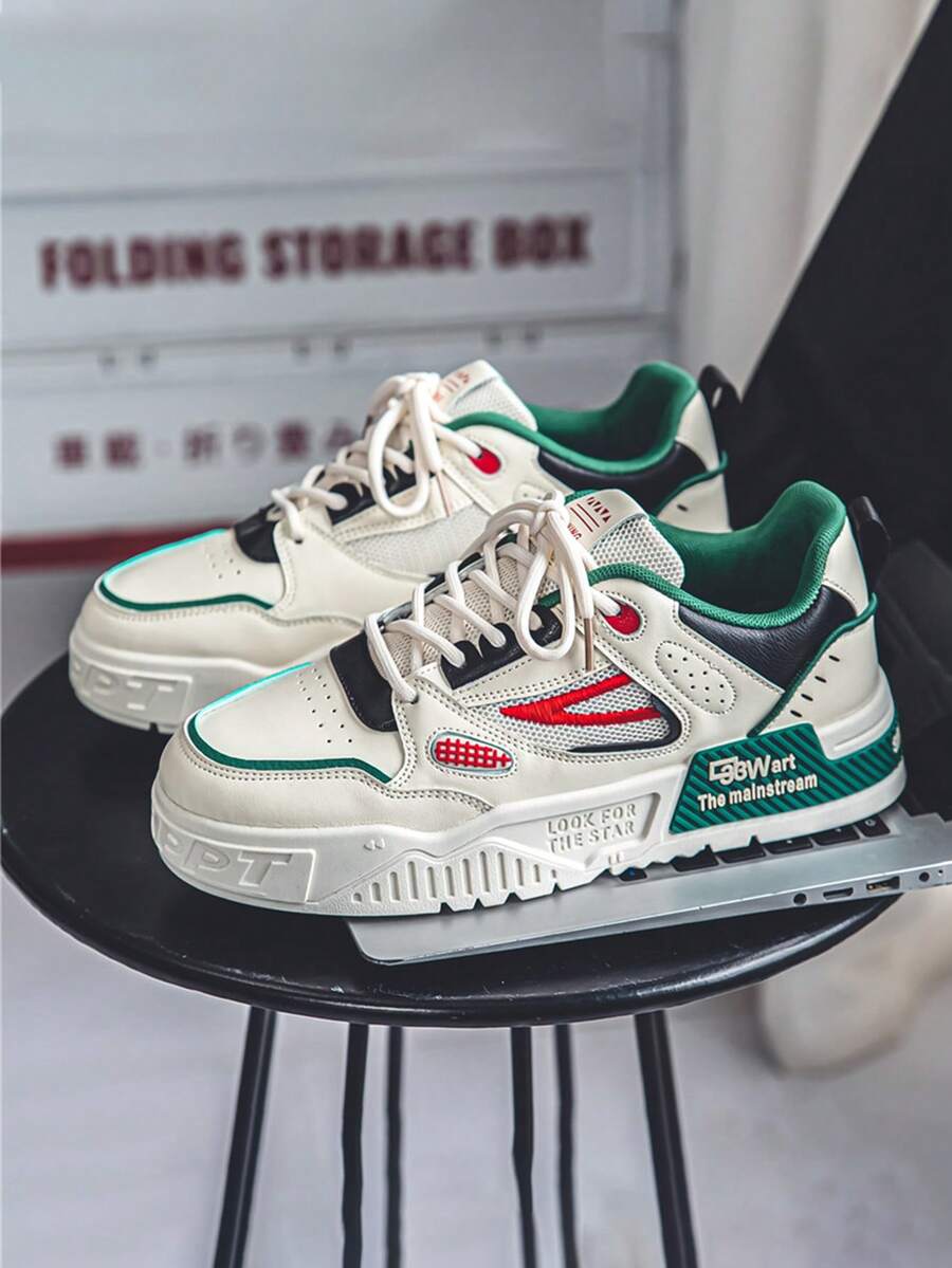 Tênis Chunky Cano Baixo Design Esportivo Urbano