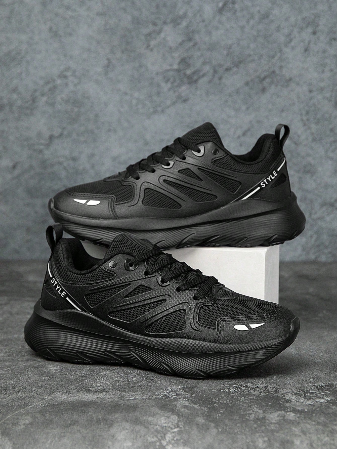 Tênis Chunky Cano Baixo Mesh Respirável