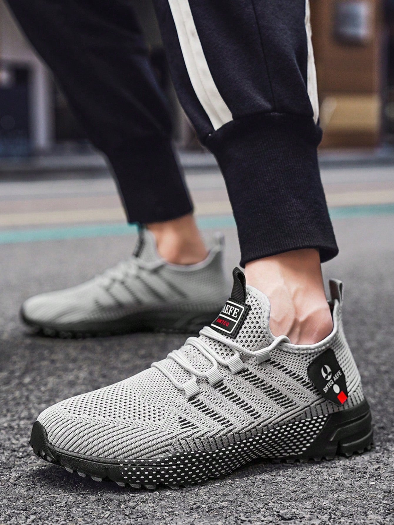 Tênis Corrida Leve Respirável Com Solado Antiderrapante