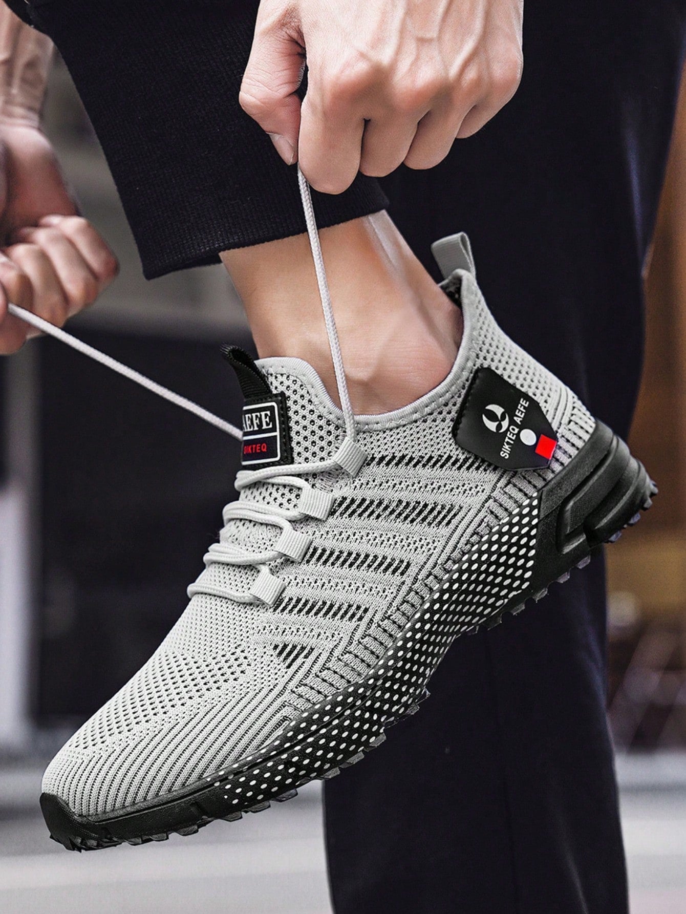 Tênis Corrida Leve Respirável Com Solado Antiderrapante