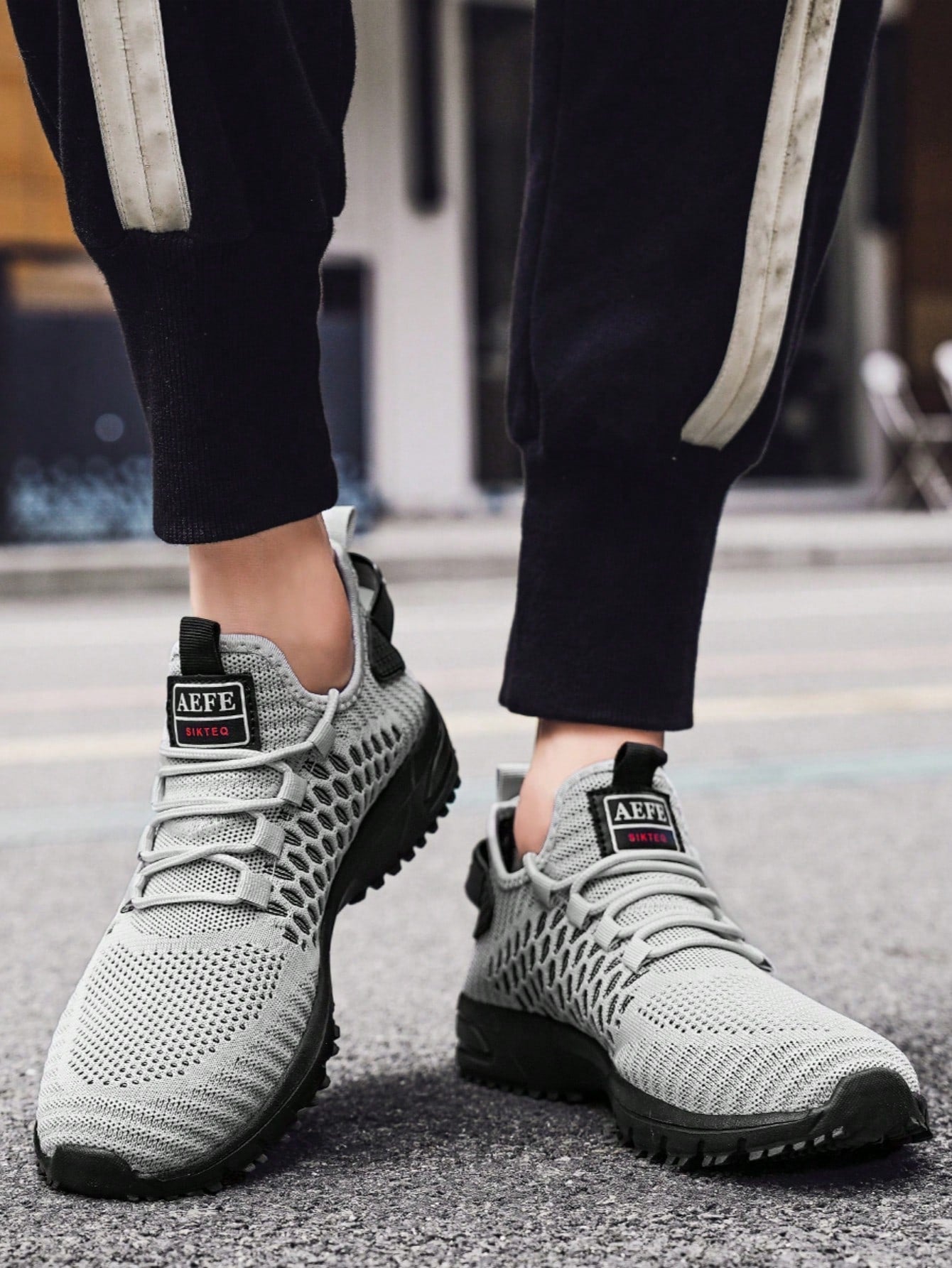 Tênis Corrida Respirável Com Solado Antiderrapante Leve