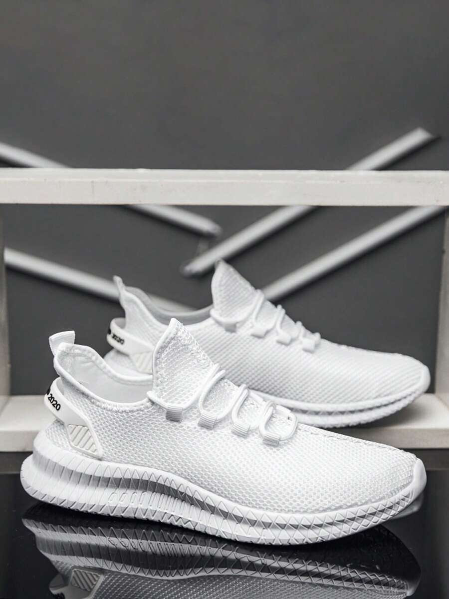 Tênis Corrida Leve Respirável Com Design Moderno