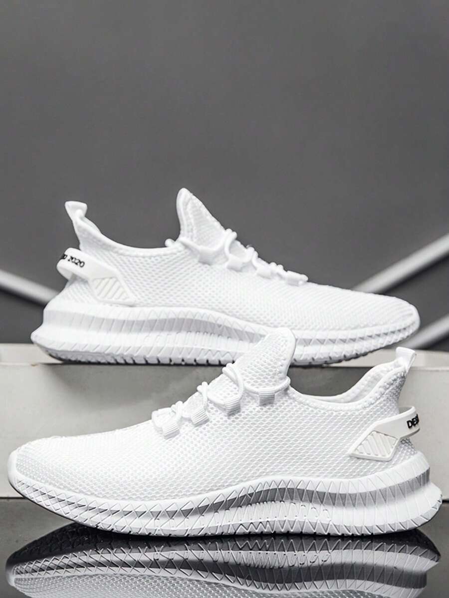 Tênis Corrida Leve Respirável Com Design Moderno