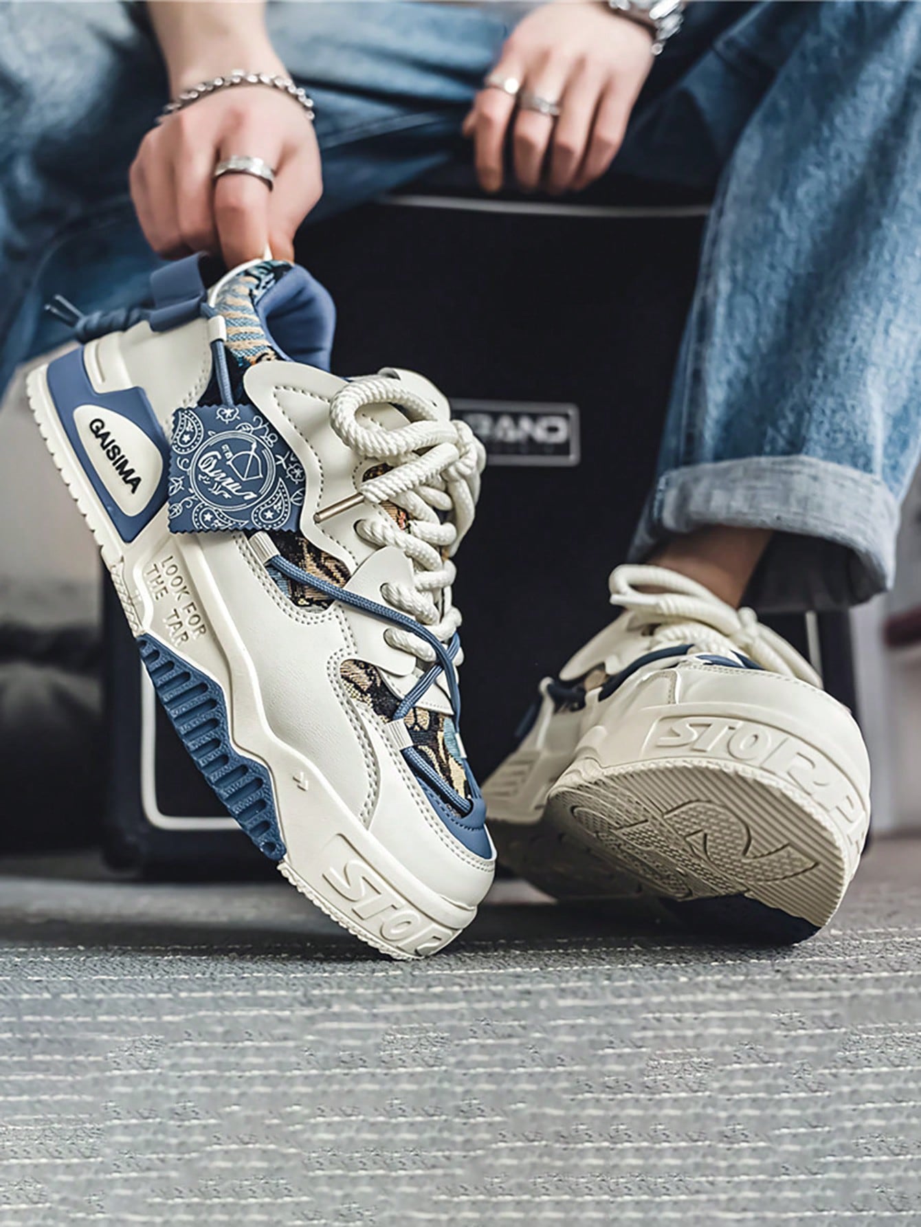 Tênis Chunky Estrutura Robusta Visual Diferenciado