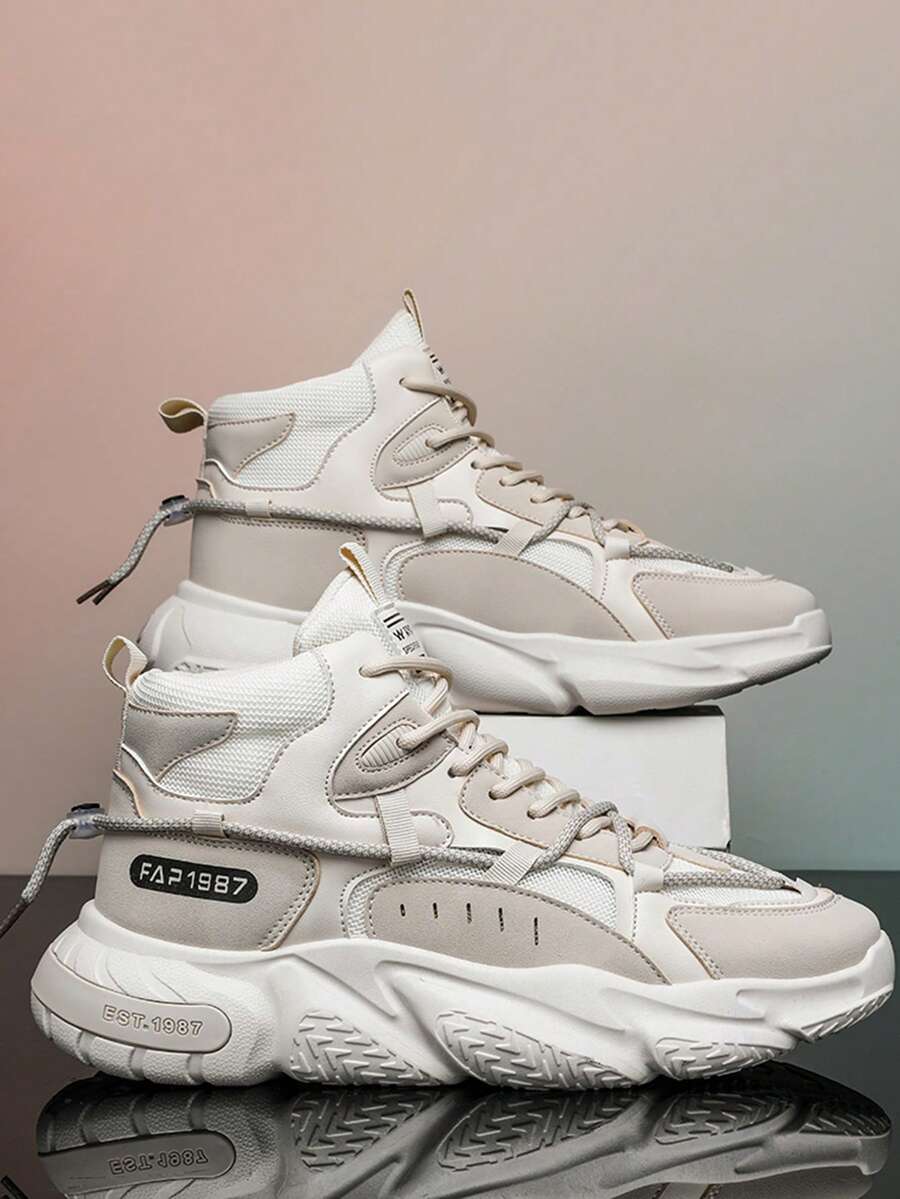 Tênis Chunky Cano Médio Com Solado Tratorado