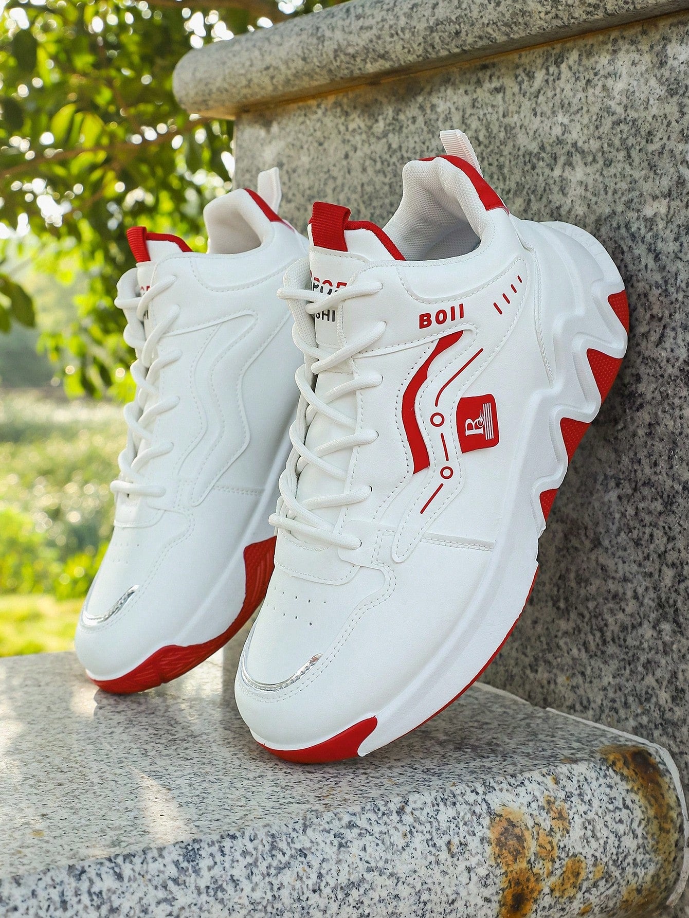 Tênis Corrida De Cano Alto Com Amortecimento Confortável