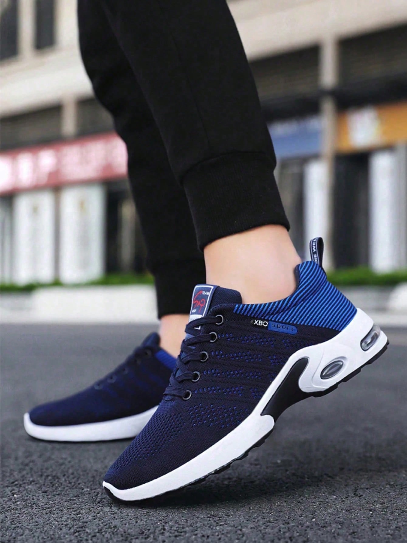 Tênis Corrida Leve Com Solado Amortecido E Design Respirável