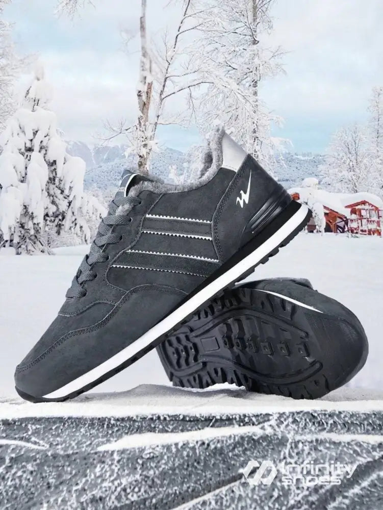 Tênis Casual Camurça Com Solado Antiderrapante Tênis Casual Camurça Com Solado Antiderrapante