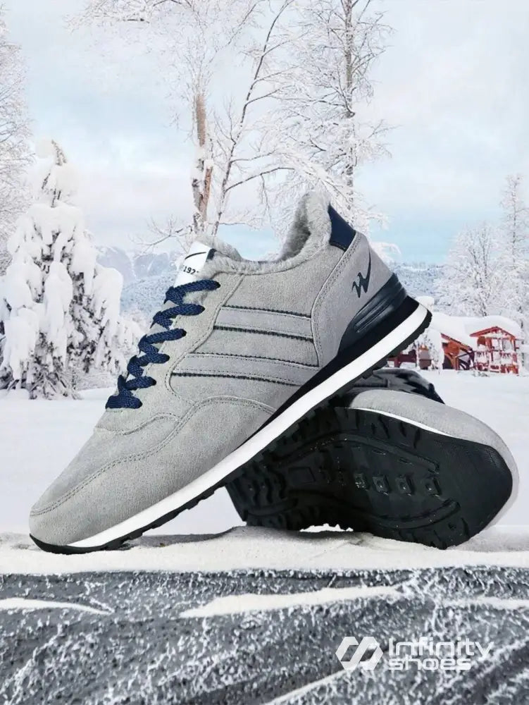 Tênis Casual Camurça Com Solado Antiderrapante Tênis Casual Camurça Com Solado Antiderrapante