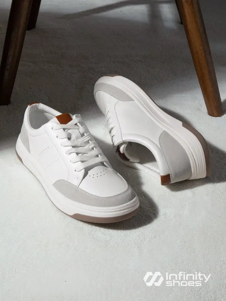 Tênis Casual Com Detalhes Em Camurça E Solado Resistente Tênis Casual Com Detalhes Em Camurça E Solado Resistente