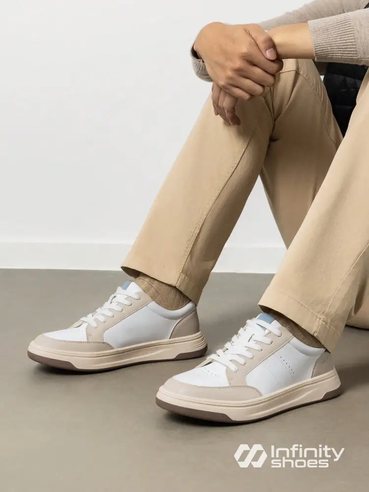 Tênis Casual Com Detalhes Em Camurça E Solado Resistente Damasco / 36 Tênis Casual Com Detalhes Em Camurça E Solado