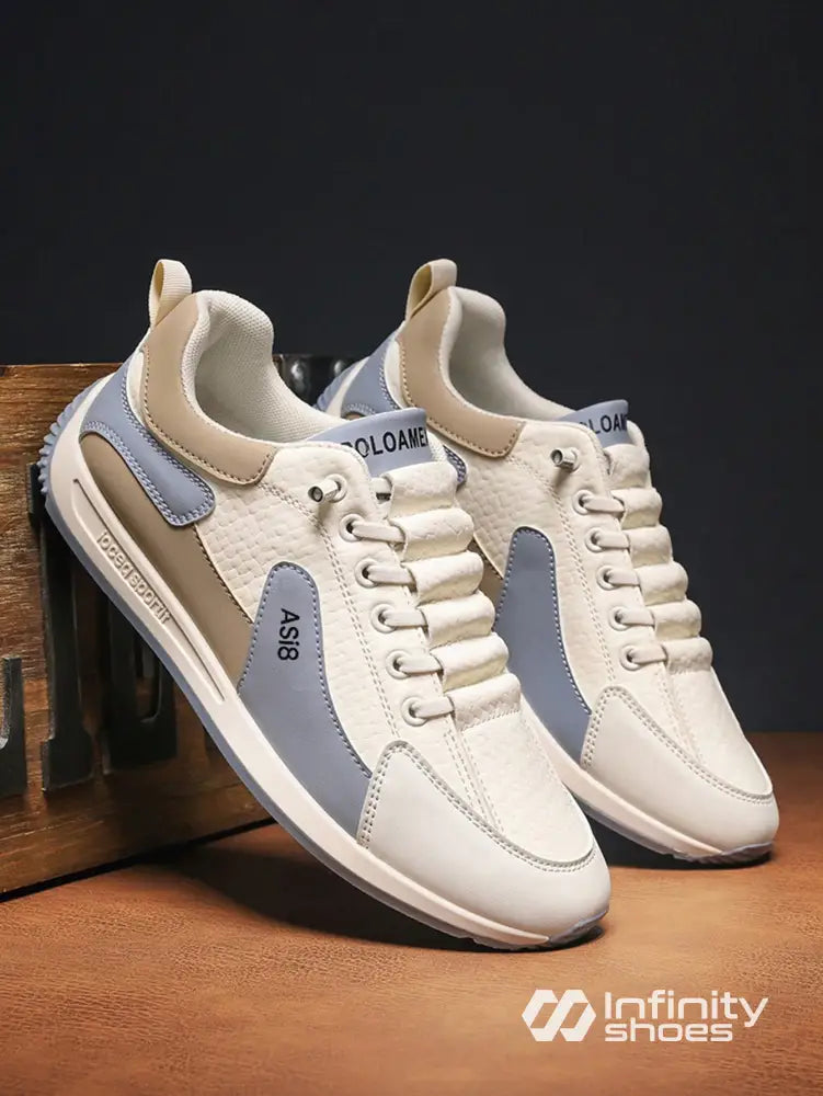 Tênis Casual Confortável Design Esportivo Azul / 36 Tênis Casual Confortável Design Esportivo