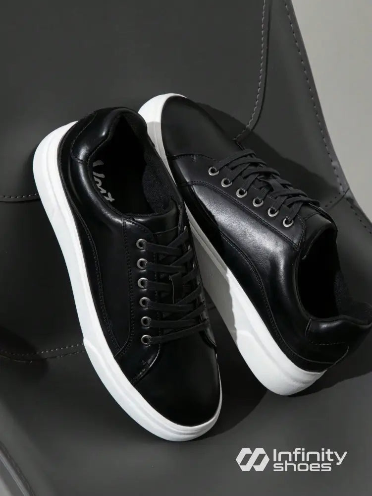 Tênis Casual Conforto Urbano Solado Grosso Preto / 36 Tênis Casual Conforto Urbano Solado Grosso