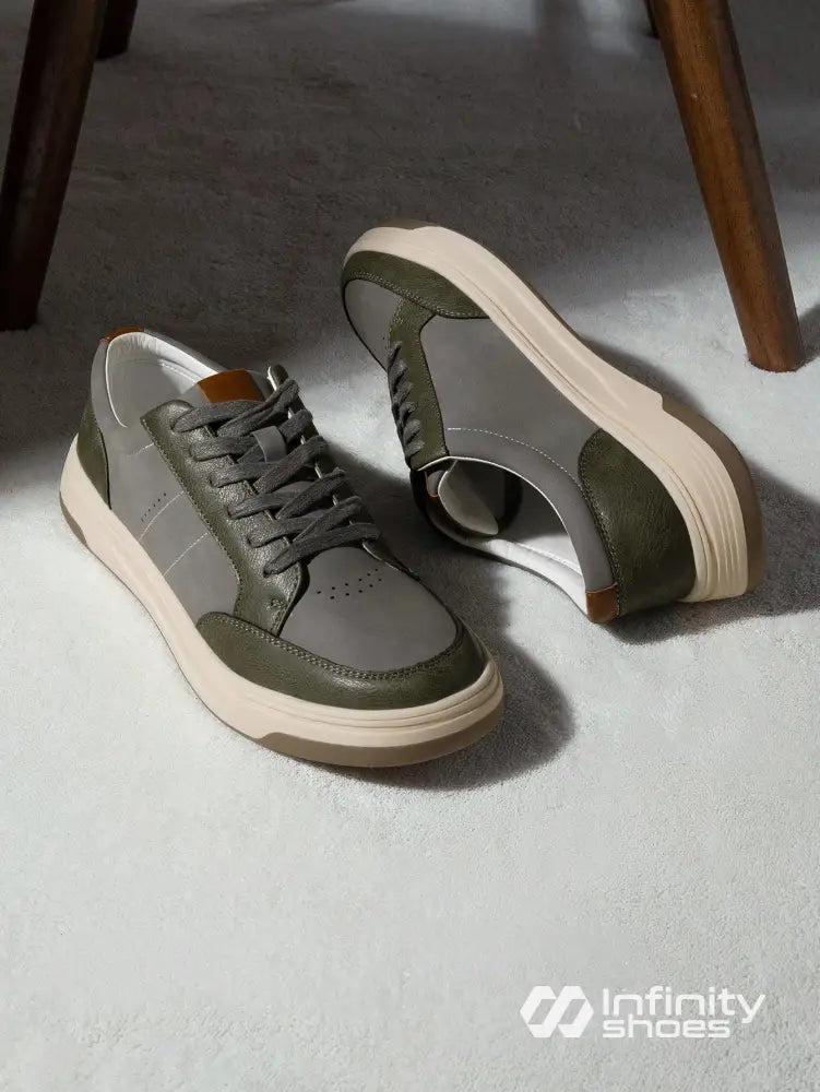 Tênis Casual Design Bicolor Conforto Moderno Tênis Casual Design Bicolor Conforto Moderno