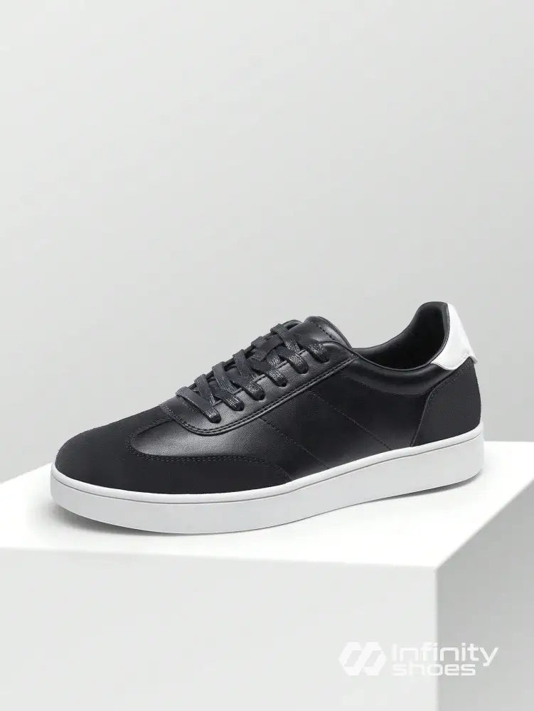 Tênis Casual Detalhe Traseiro Moderno Preto / 36 Tênis Casual Detalhe Traseiro Moderno