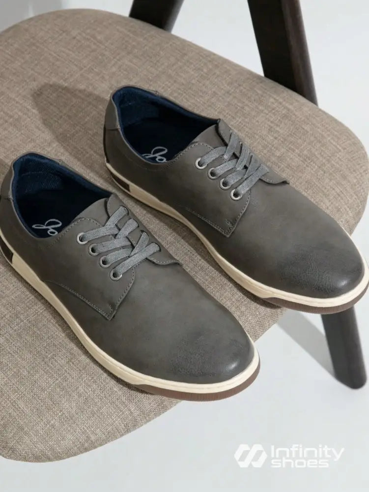 Tênis Casual Estilo Clássico Solado Resistente Cinza / 36 Tênis Casual Estilo Clássico Solado Resistente