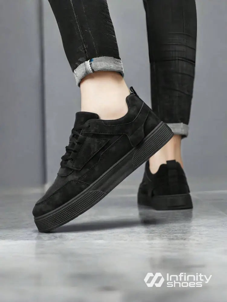 Tênis Casual Estilo Moderno Confortável Preto / 36 Tênis Casual Estilo Moderno Confortável