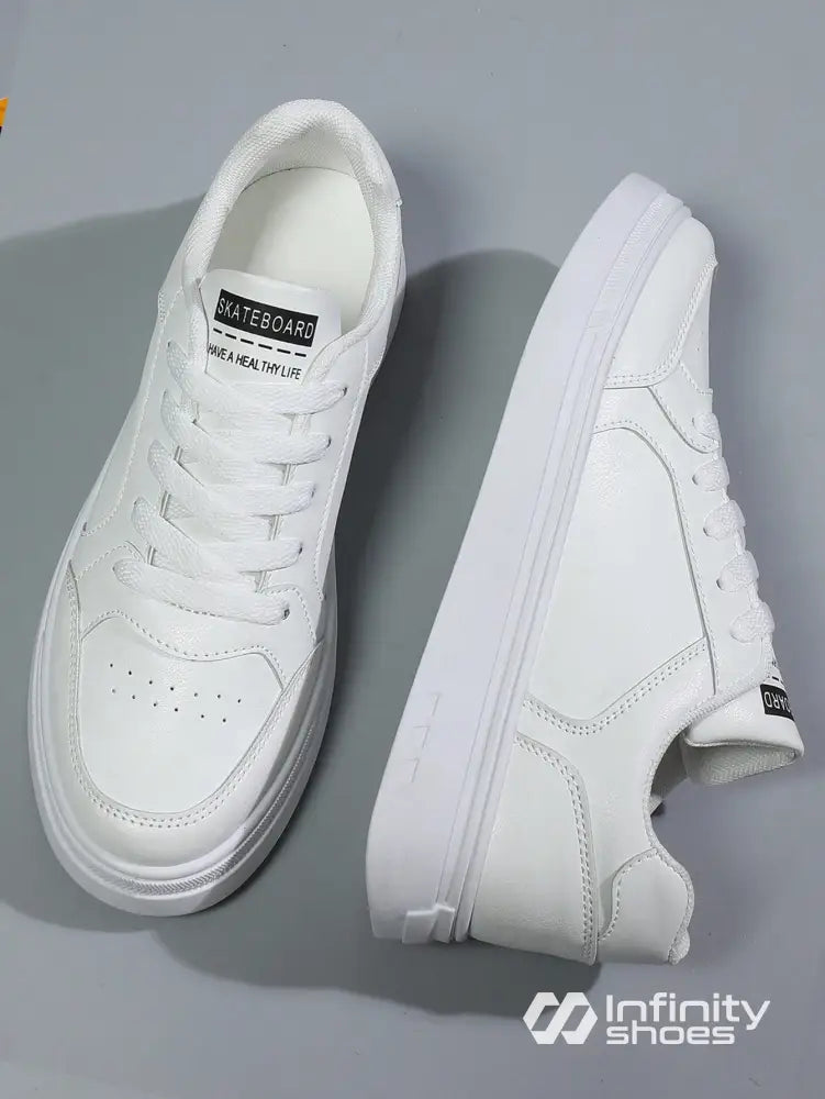 Tênis Casual Estilo Street Confortável Branco / 36 Tênis Casual Estilo Street Confortável
