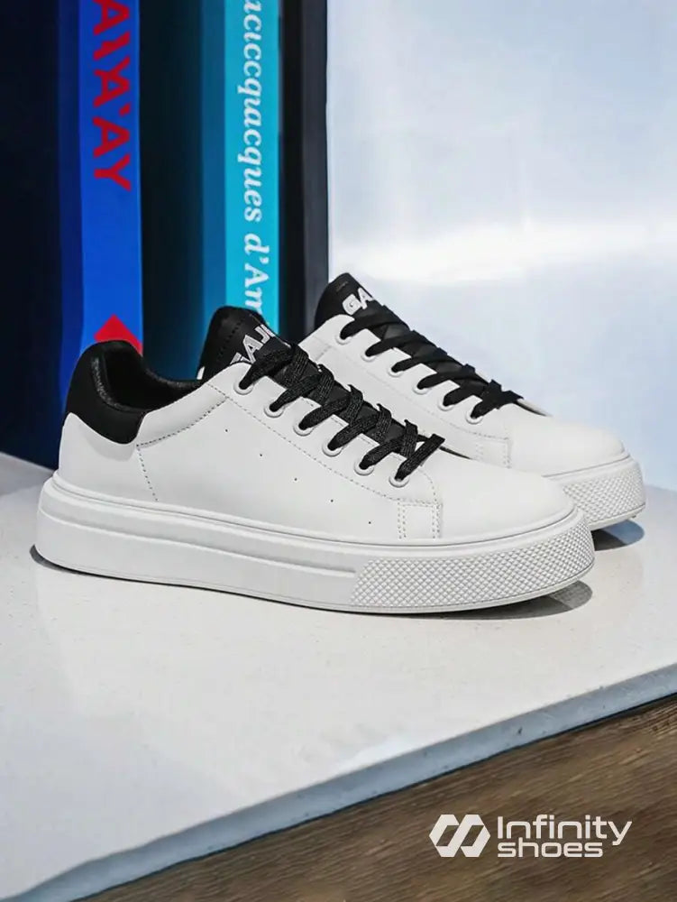 Tênis Casual Sintético Com Solado Plataforma Reforçado Tênis Casual Sintético Com Solado Plataforma Reforçado