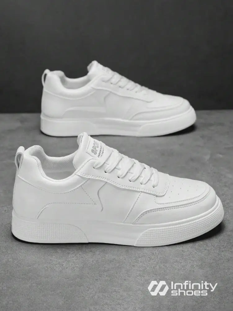 Tênis Casual Sintético Com Solado Reforçado E Design Clean Tênis Casual Sintético Com Solado Reforçado E Design Clean
