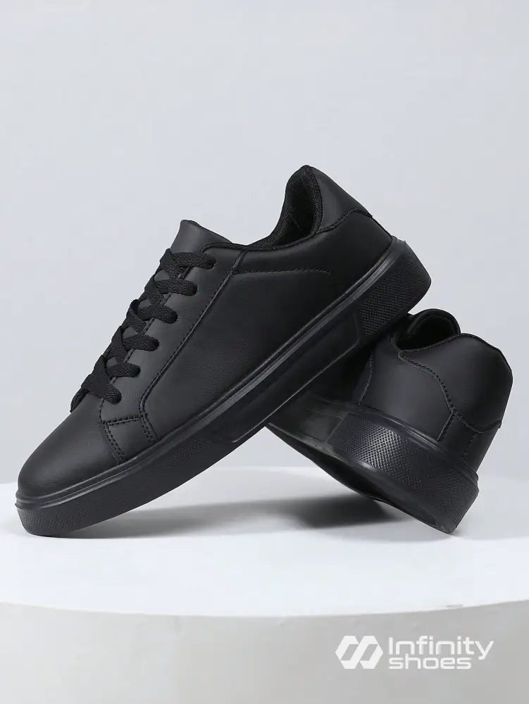 Tênis Casual Sintético Design Clean Com Solado Emborrachado Tênis Casual Sintético Design Clean Com Solado Emborrachado