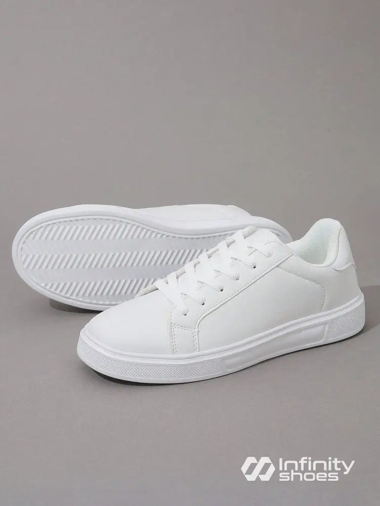 Tênis Casual Sintético Design Minimalista Com Solado Leve Tênis Casual Sintético Design Minimalista Com Solado Leve