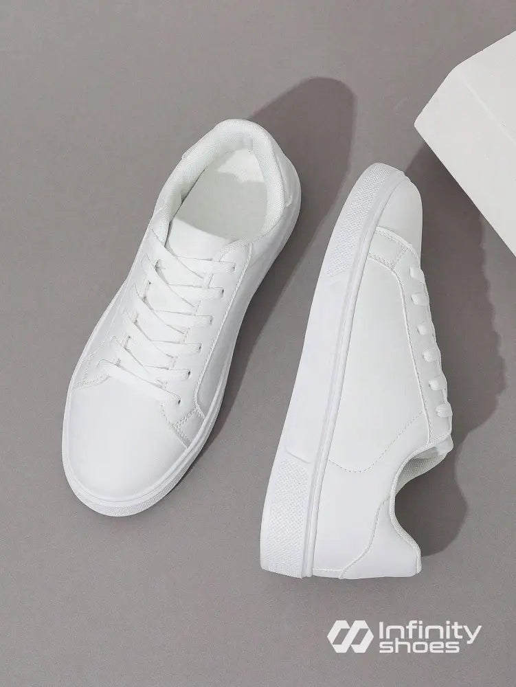 Tênis Casual Sintético Design Minimalista Com Solado Leve Tênis Casual Sintético Design Minimalista Com Solado Leve