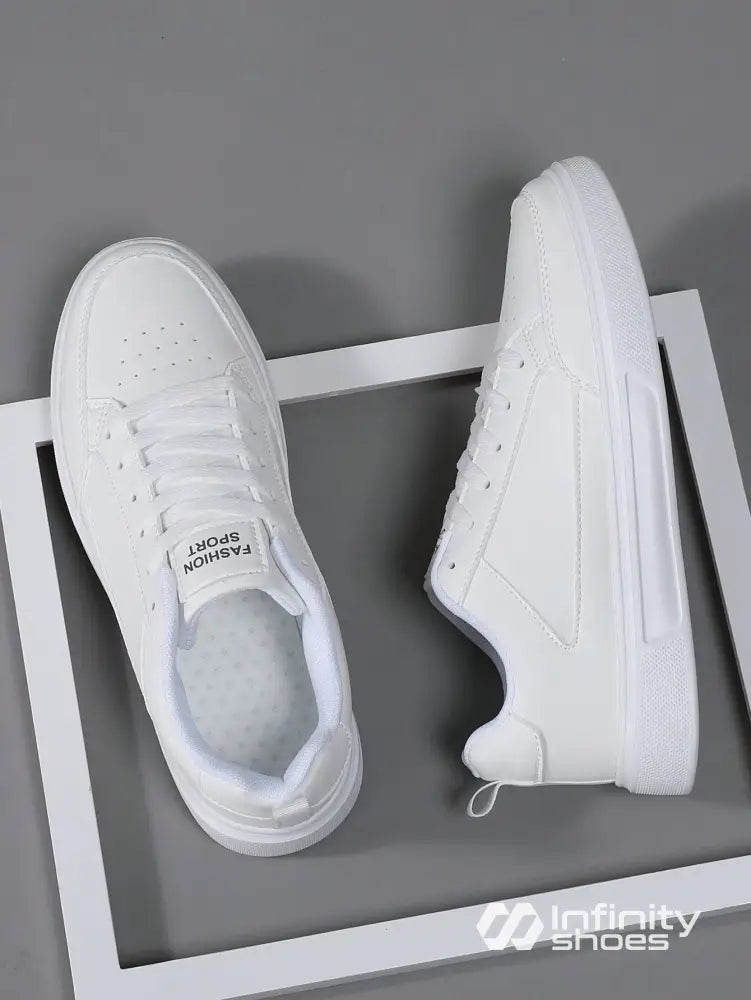 Tênis Casual Sintético Design Minimalista Com Solado Resistente Tênis Casual Sintético Design Minimalista Com Solado