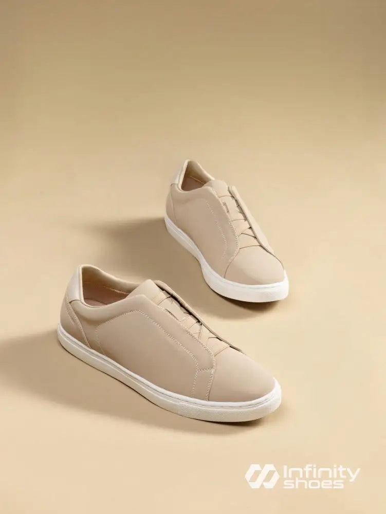 Tênis Casual Slip On Com Solado Baixo Confortável Tênis Casual Slip On Com Solado Baixo Confortável