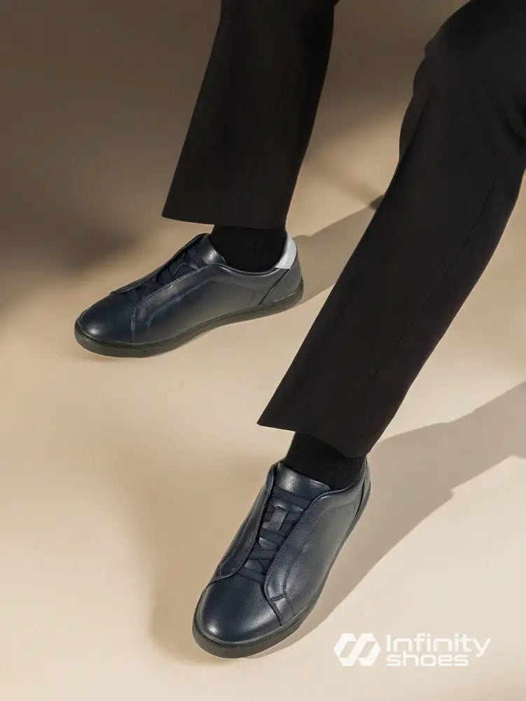 Tênis Casual Slip On Com Solado Baixo Confortável Preto / 36 Tênis Casual Slip On Com Solado Baixo Confortável